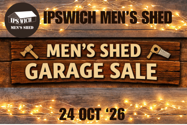 Ipswich Men's Shed Garage sale