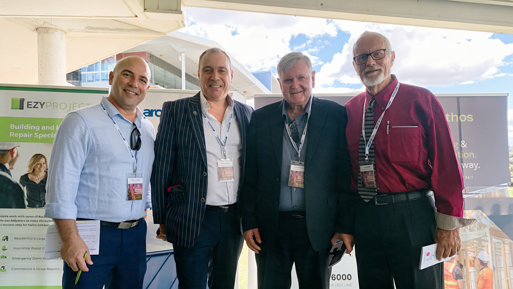  Pictured: Adrian Libke, Mark Mellor, Neil Polglase and Frank Harvey 