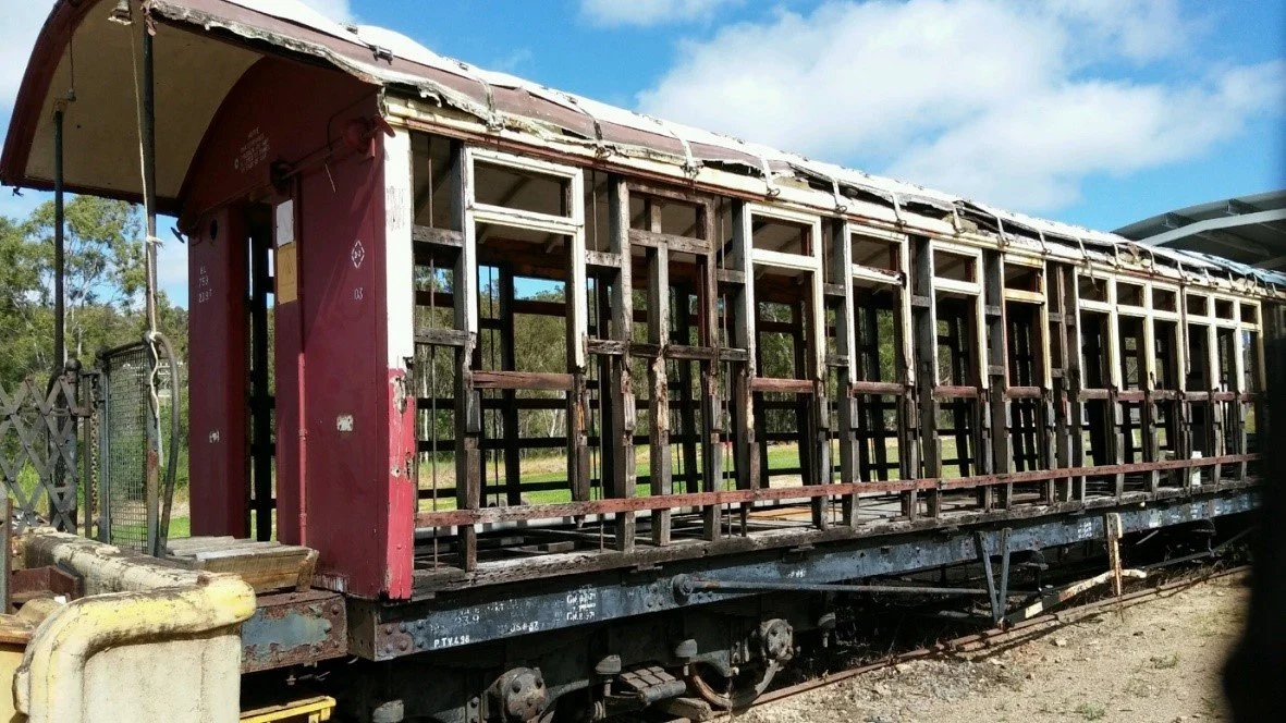 The train before restoration
