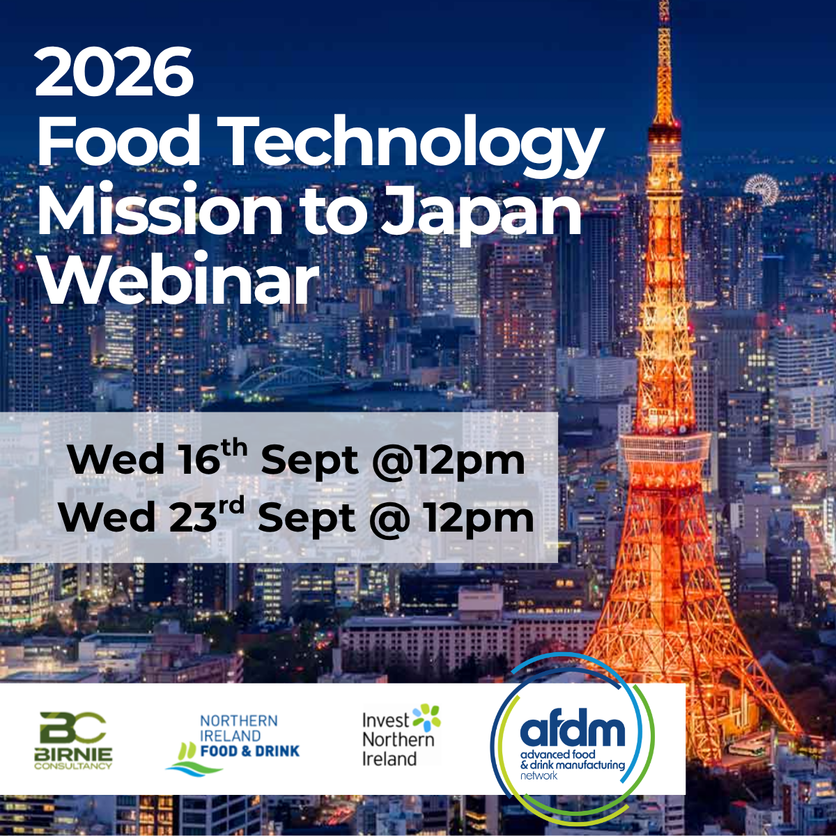 Food Technology Mission to Japan Webinars