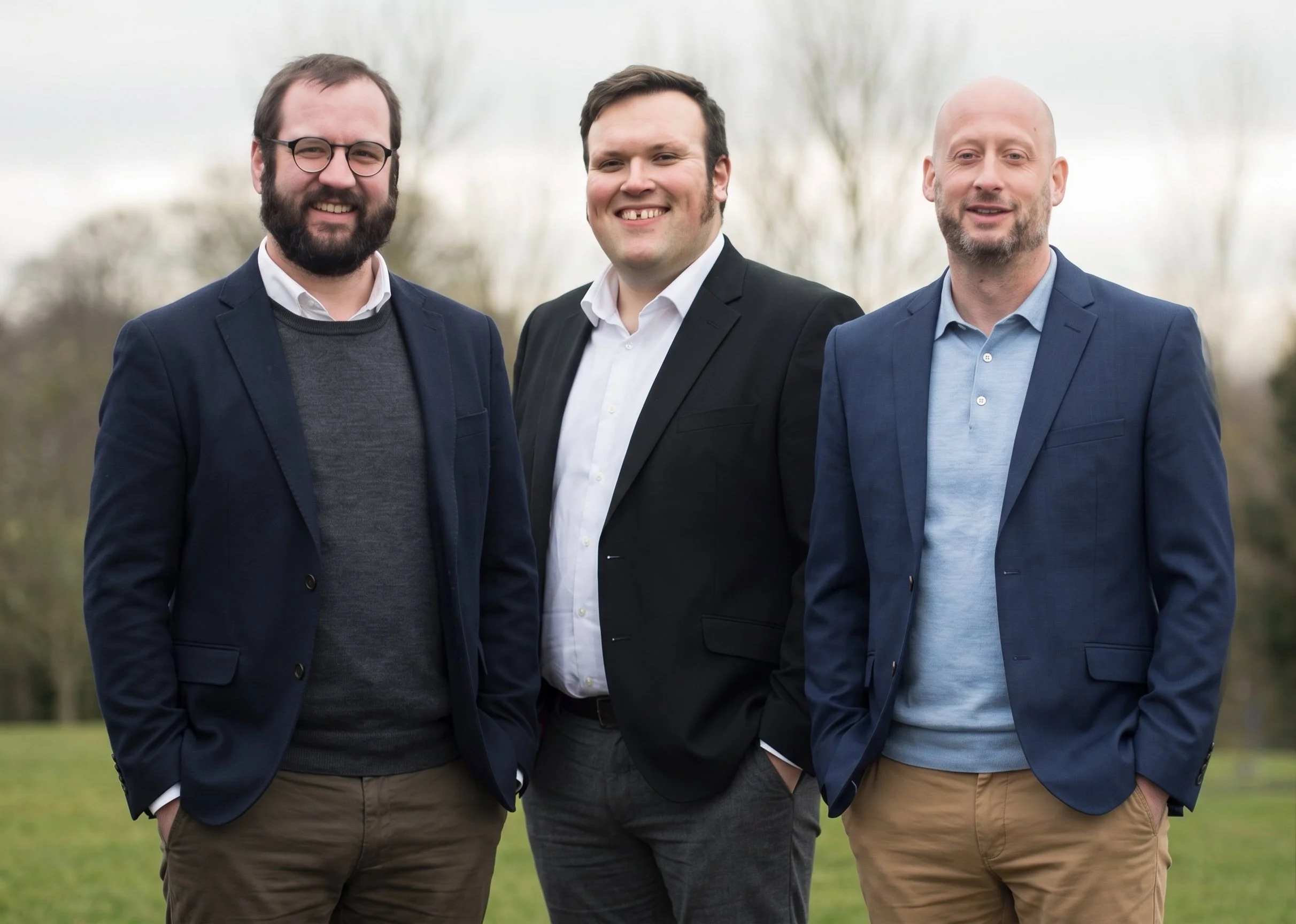 Picture of the Birnie Consultancy team, Ashley Hassin, Dr Iain Maguire and Dr Jonathan Birnie