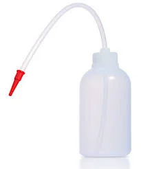 Wash Bottle (OLD TYPE)LDPE Wash Bottle Ideal for Distilled Water.The stream of Liquid is regulated by hand pressure.Suitable For Foodstuff.