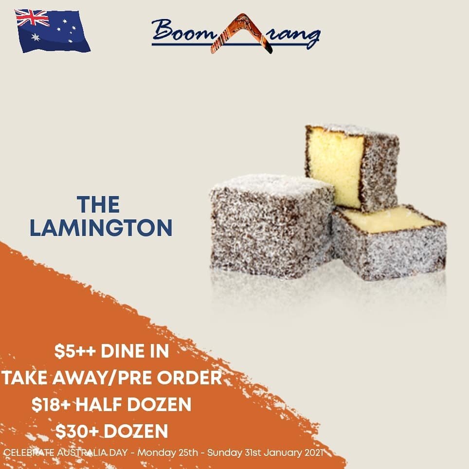 The humble #Lamington. Now available for the week 9f Australia. I vote to get it on the menu
#letthemeatcake #sgdesserts #sgcoffee