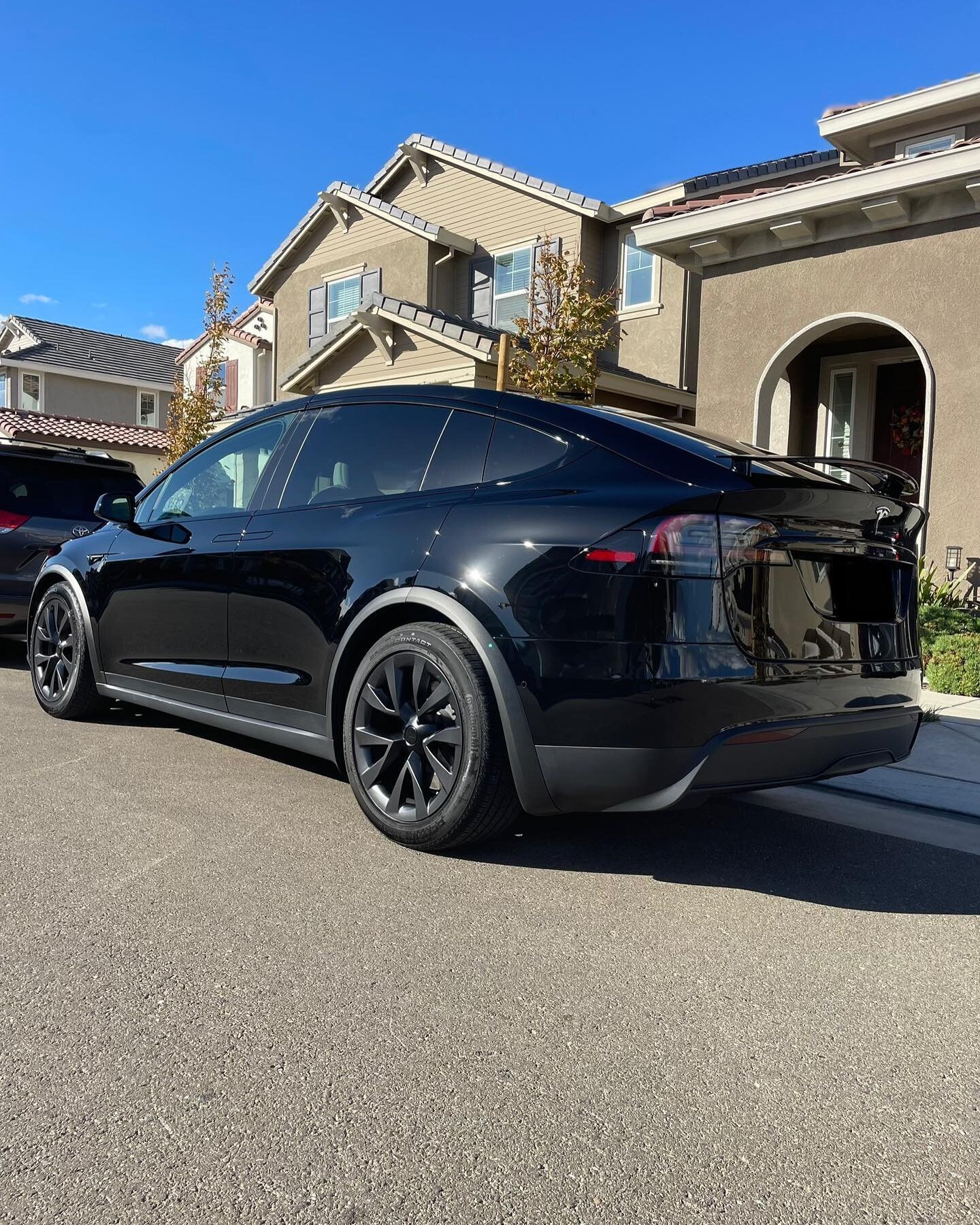 Another great looking Tesla Model X in for service! This vehicle received a paint correction &amp; a fresh layer of @adamspolishes 7-9 Year Graphene Ceramic Coating to keep the black paint shining for miles to come!&thinsp;
&thinsp;&thinsp;&thinsp;&t