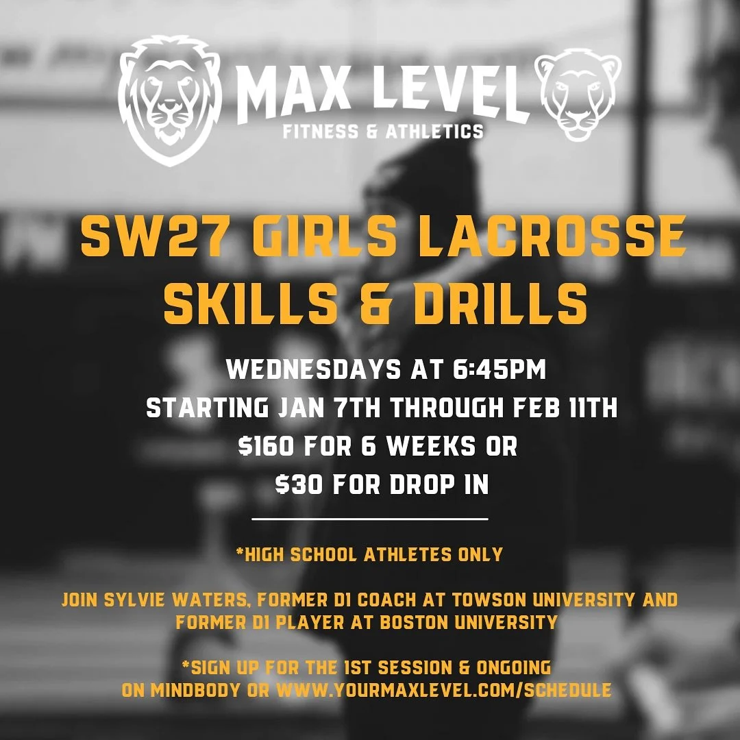 Join former Division I coach Sylvie Waters (Towson University) and Division I athlete (Boston University) for a high-impact, detail-driven 6-week lacrosse training program designed to sharpen skills during the off-season. Sessions run every Wednesday