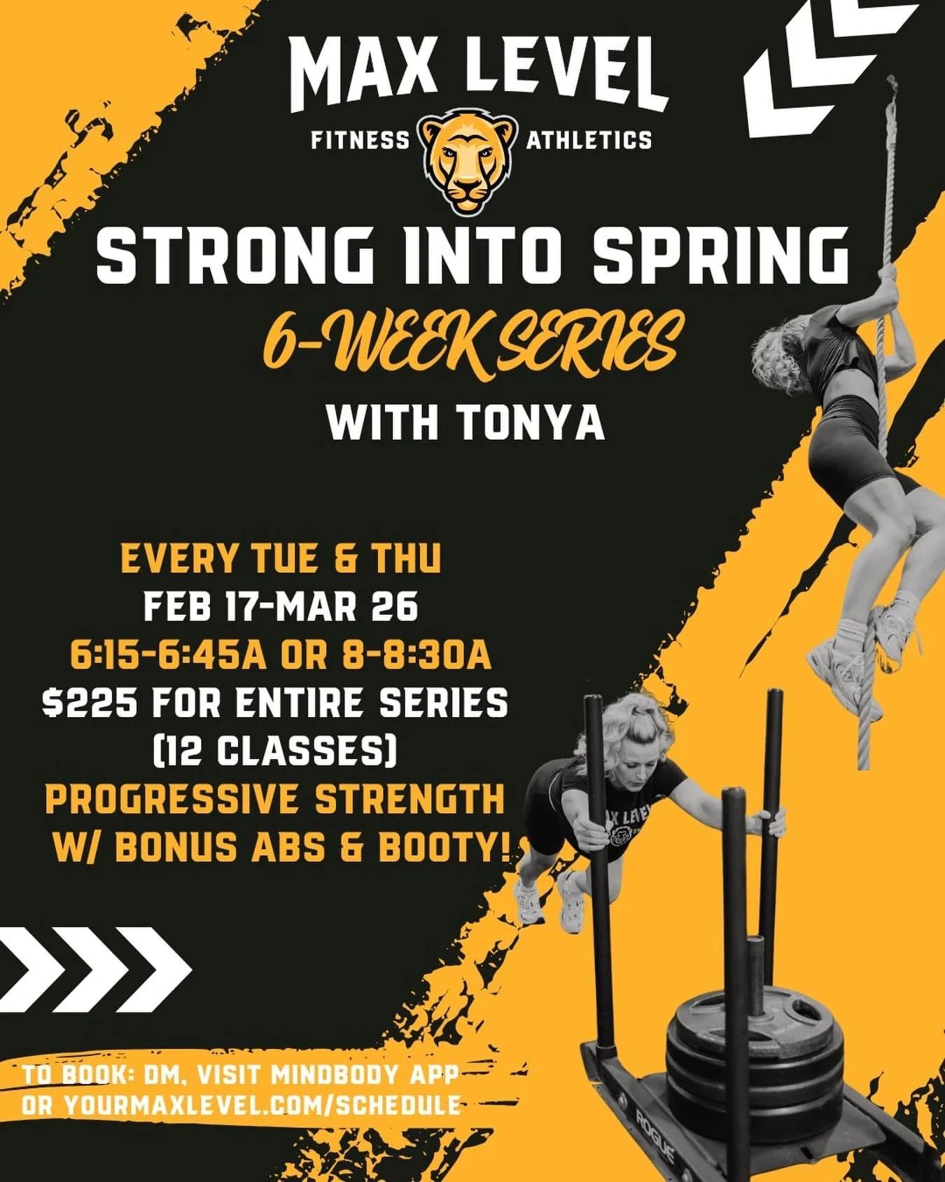 🔥 STRONG INTO SPRING SERIES 🔥

Ready to lift, burn, and actually change your body as we head into spring? 🌷💪

Join @tonya.catherine every Tuesday &amp; Thursday from Feb 17 &ndash; Mar 26 for a 6-week, progressive strength &amp; fat-burning serie