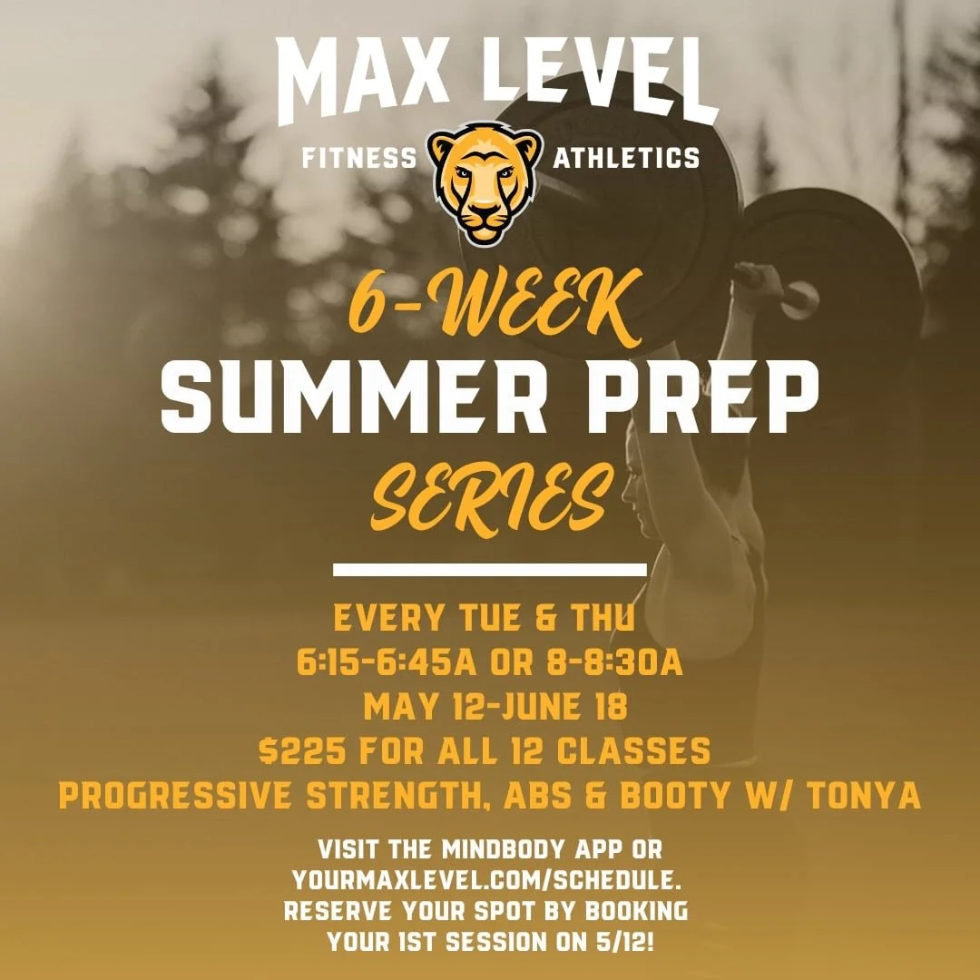 ☀️ 6-WEEK SUMMER PREP SERIES STARTS 5/12☀️

Summer bodies are built all year long&mdash;that&rsquo;s why we run these series every 6 weeks throughout the year.

6 weeks. 12 sessions. Real results.
(Optional measurements + weigh-ins for accountability