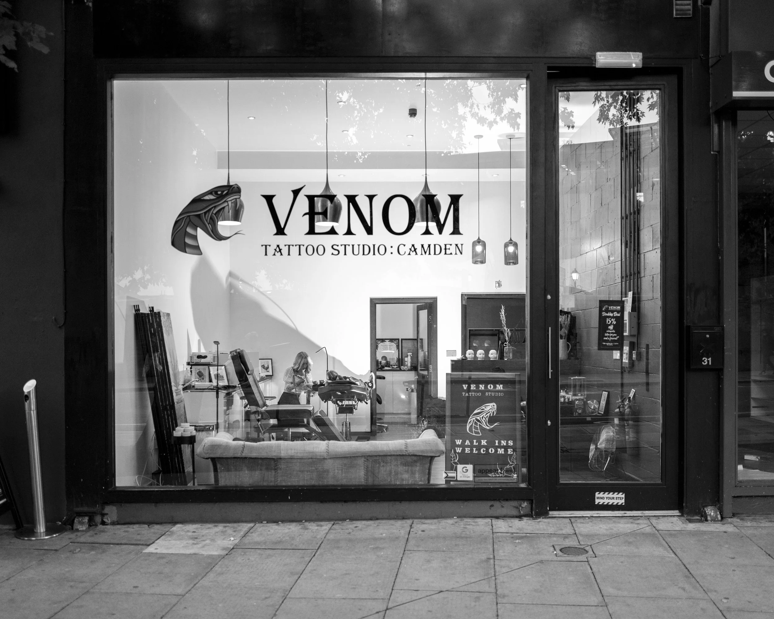 Venom Tattoo Studio - Camden - London | Book Your Tattoo Session Today ...