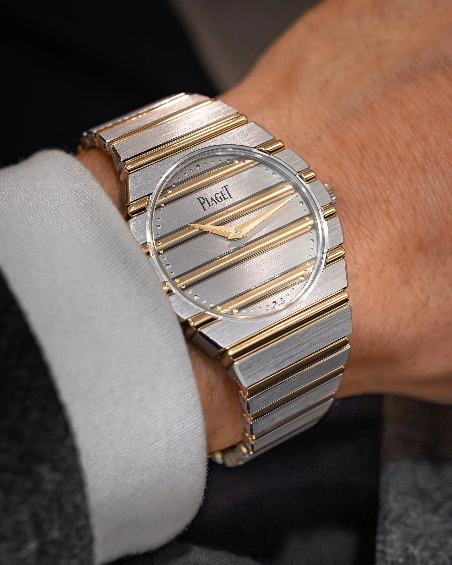 Piaget continues its rollout of the Polo 79 with a hot new two-tone, white gold (not steel) and yellow gold, and it could just be the winner of the bunch.

I&rsquo;m typically going to lean towards a watch that is all the same metal, but this two-ton