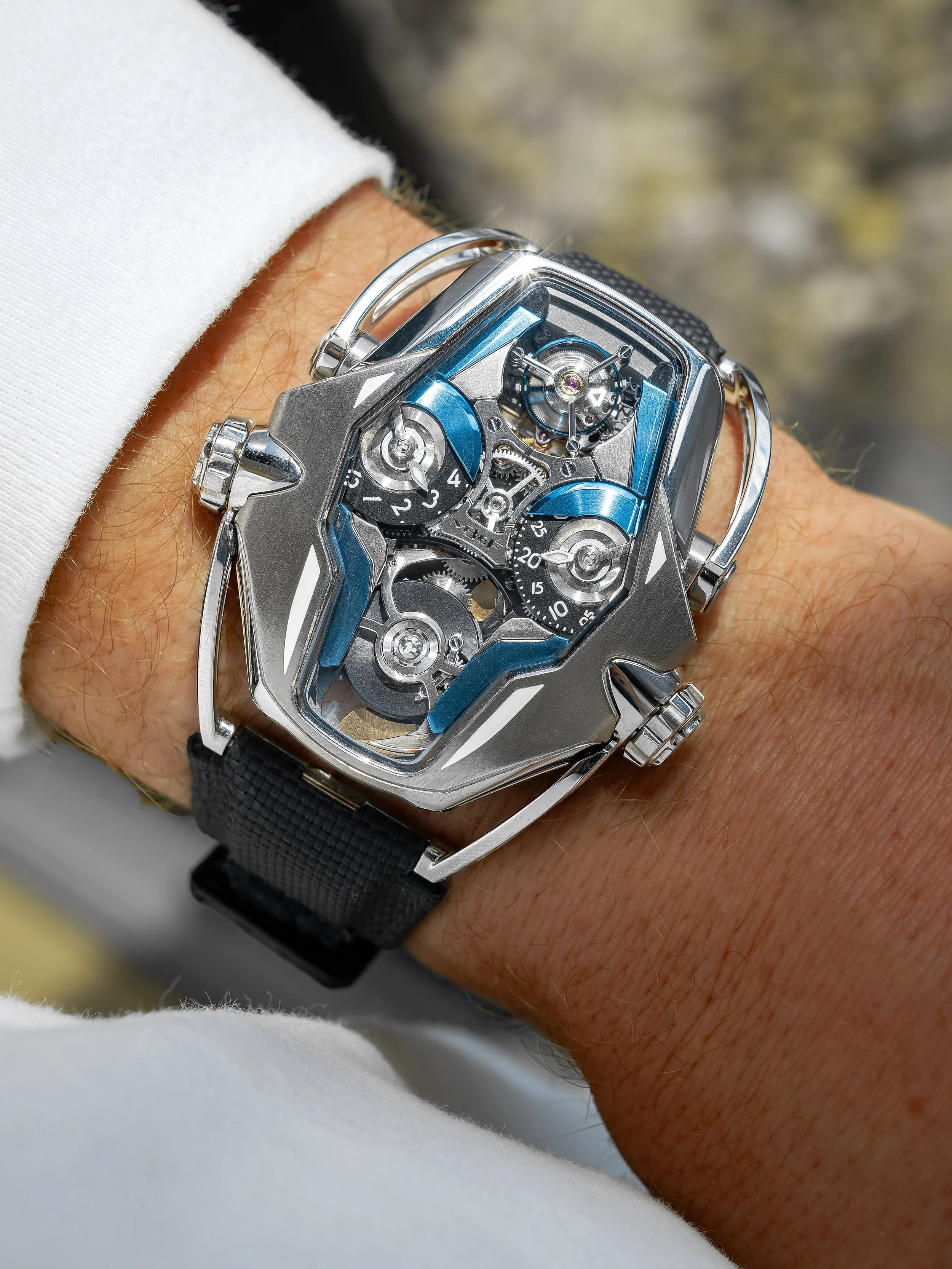 MB&amp;F has just built a robot. Not a watch shaped like one but an actual robot with a wristwatch for a brain.

With this the HM12 The Guardian, the watch detaches from your wrist and clips directly onto a robot shaped watch stand&rsquo;s head, conv
