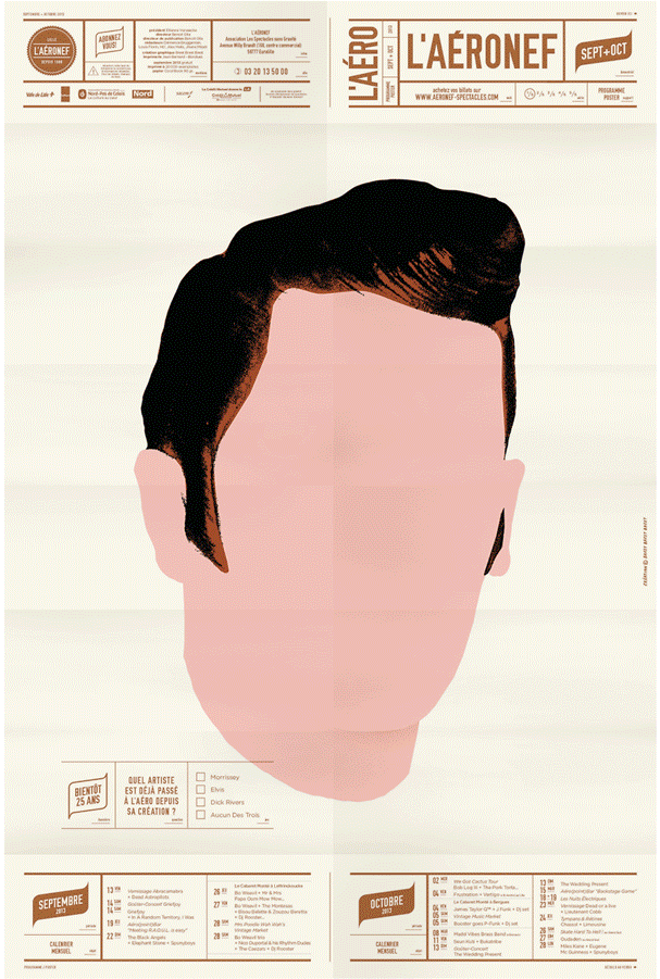 L'Aéronef (Lille) - posters (2013-2015)