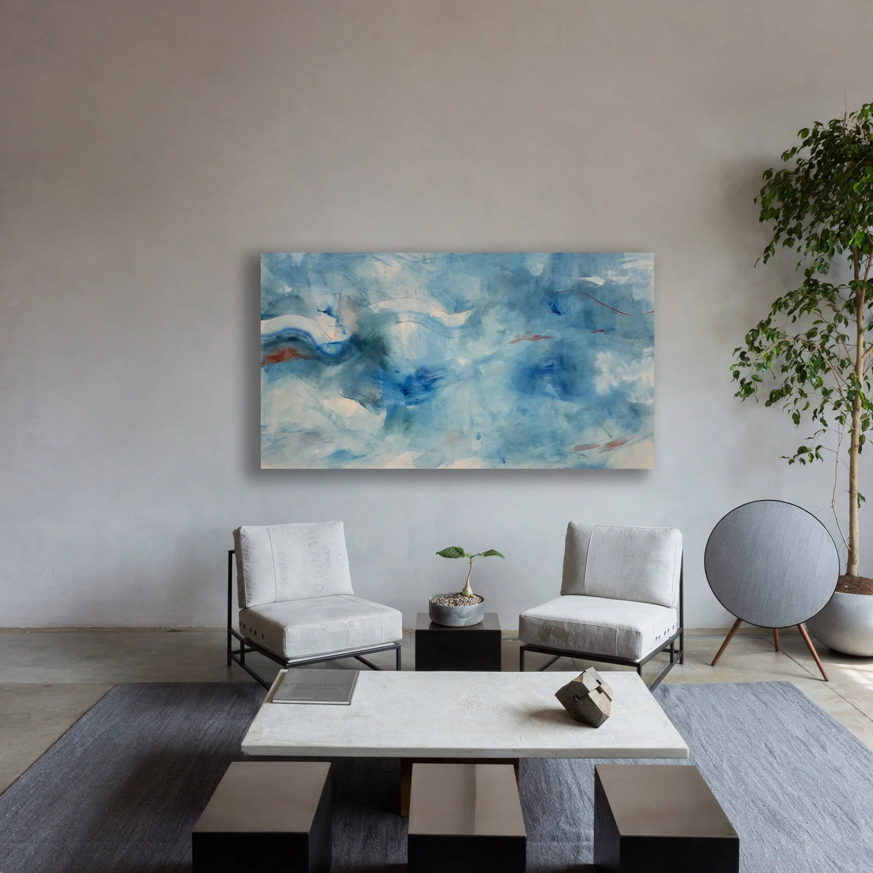 Blue In Motion - Sold