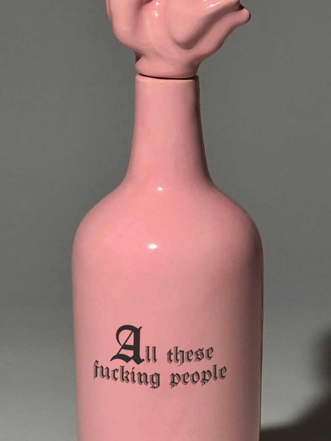 Wrong Molotov Bottle - "All these fucking people"