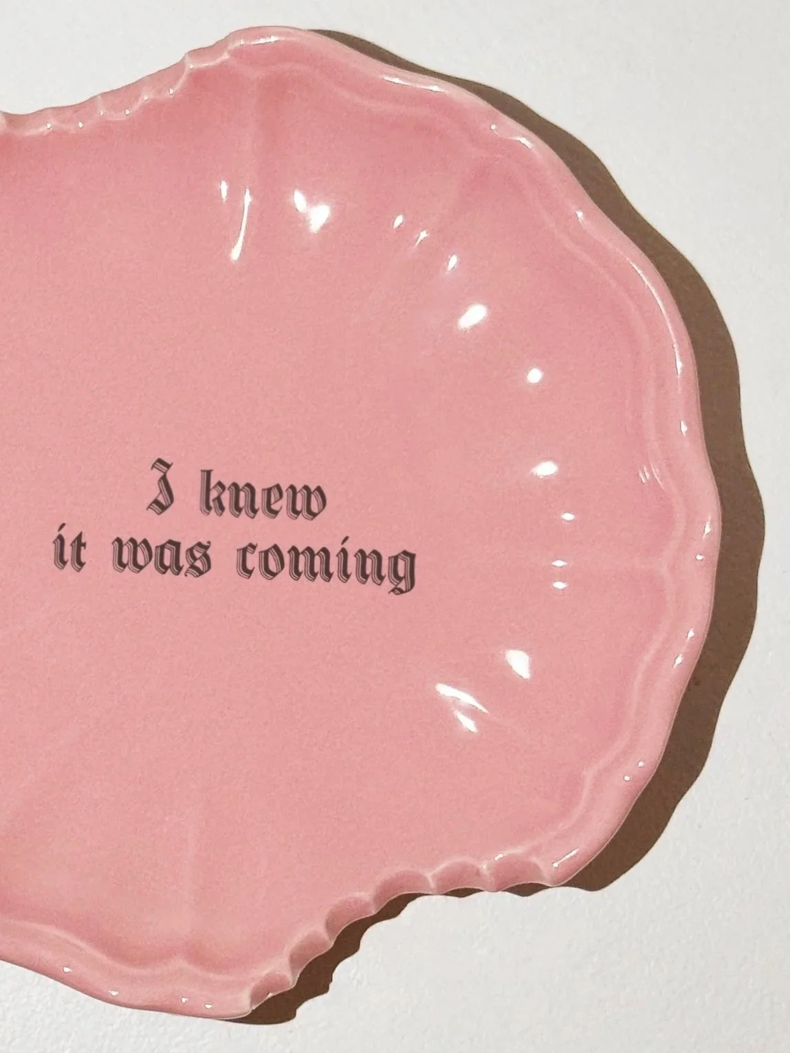 Wrong Saucer - "I knew it was coming"