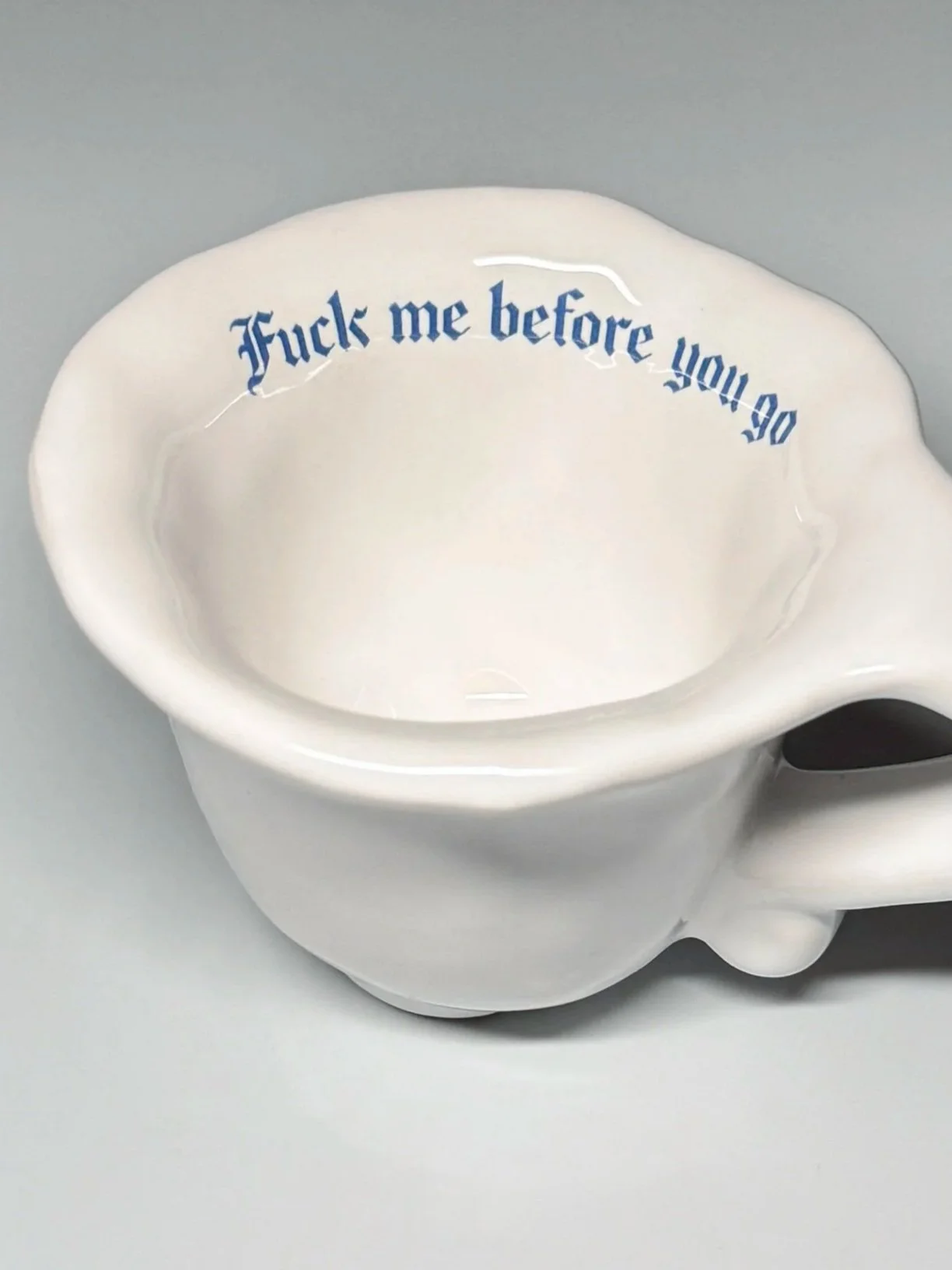 Issues Espresso Cup - "Fuck me before you go"