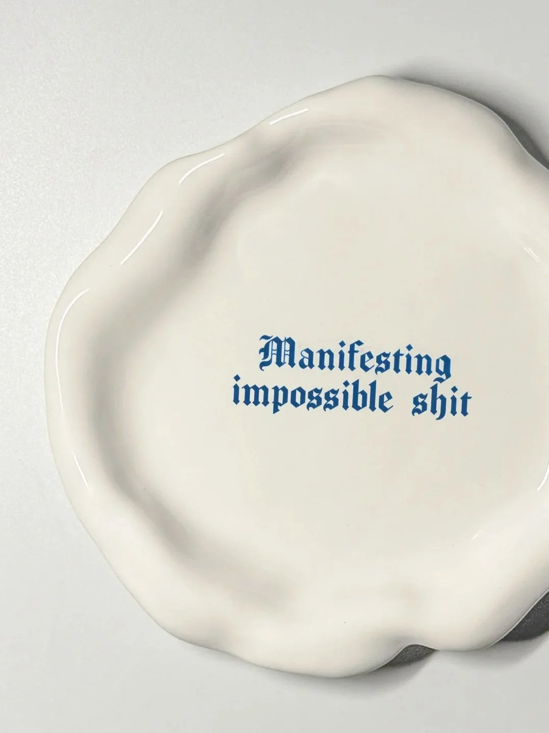 Issues Small Plate - "Manifesting impossible shit"