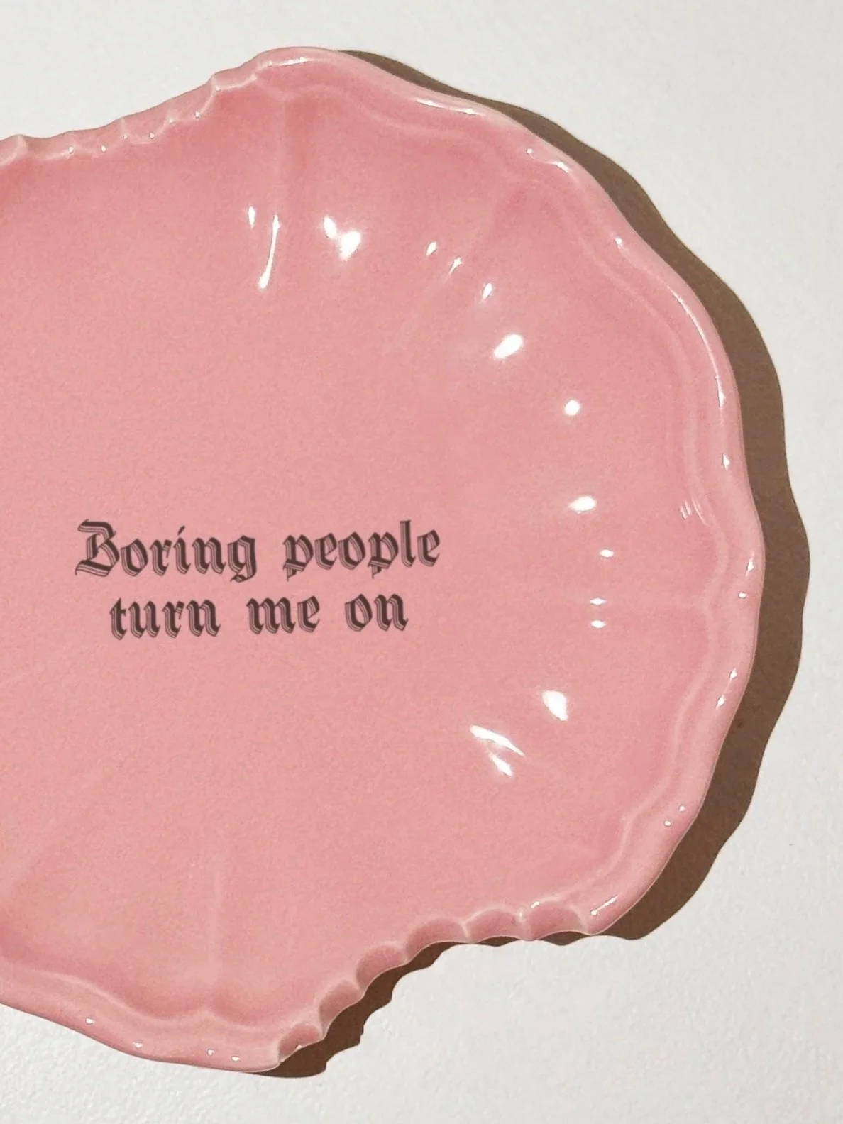 Wrong Saucer - "Boring people turn me on"