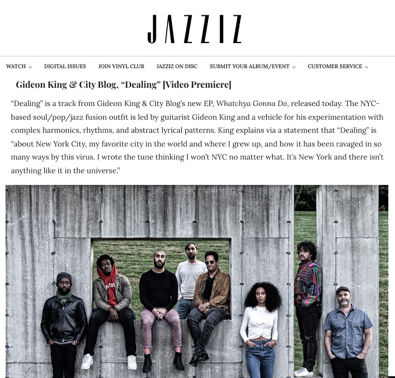 With the premiere of their latest single &ldquo;Dealing&rdquo; via @jazzizmagazine today, @gideonkingcityblog unveil the final piece of their &lsquo;Whatchya Gonna Do&rsquo; EP, out now on all digital platforms. Featuring vocals by Mike Stephenson an