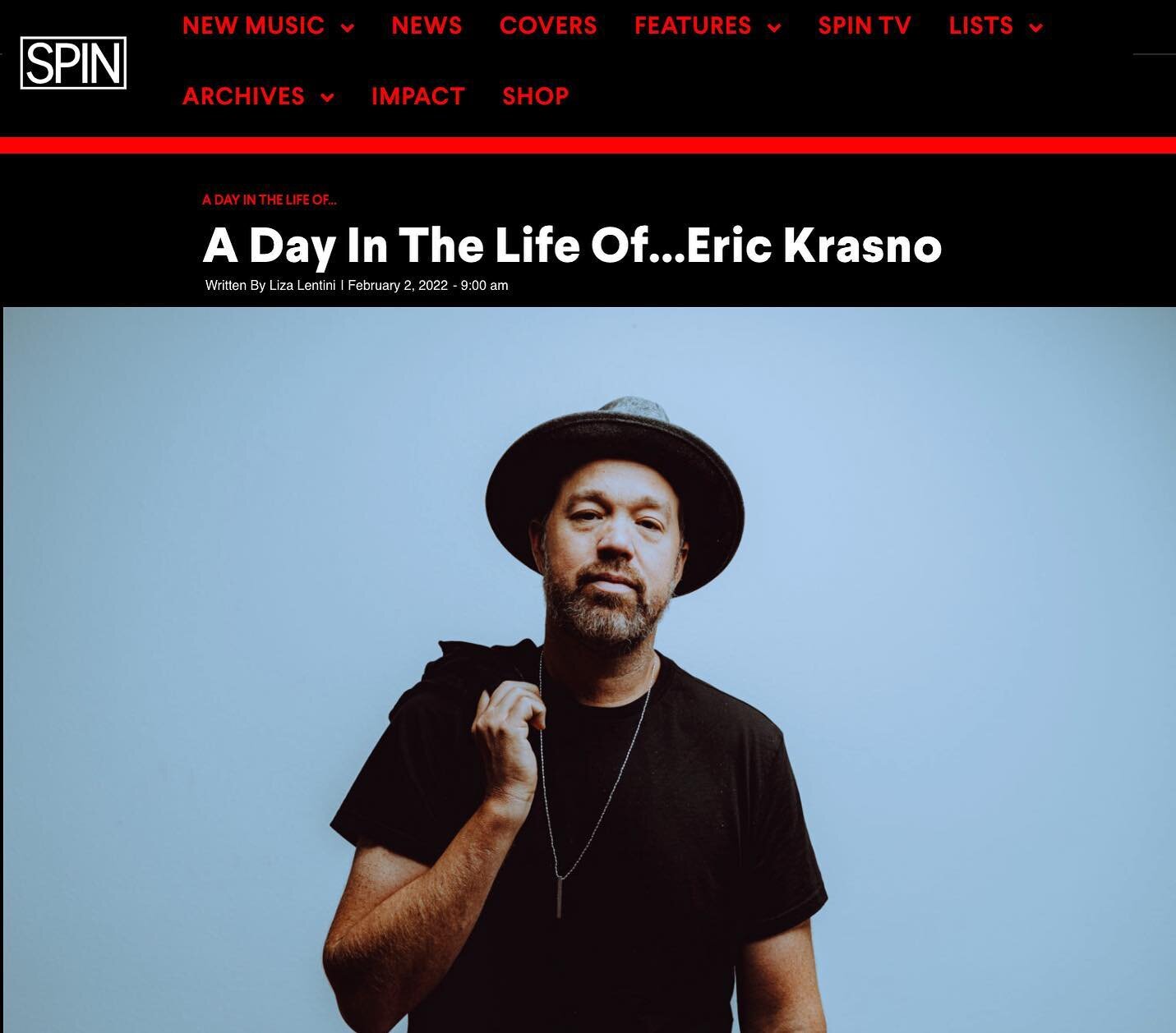 Head on over to @spinmag to watch a &ldquo;day in the life&rdquo; with the GRAMMY-winning guitarist @erickrasno, as he prepares to release his new album &lsquo;Always&rsquo; this Friday. &ldquo;Always reflects his journey as a husband and new father 