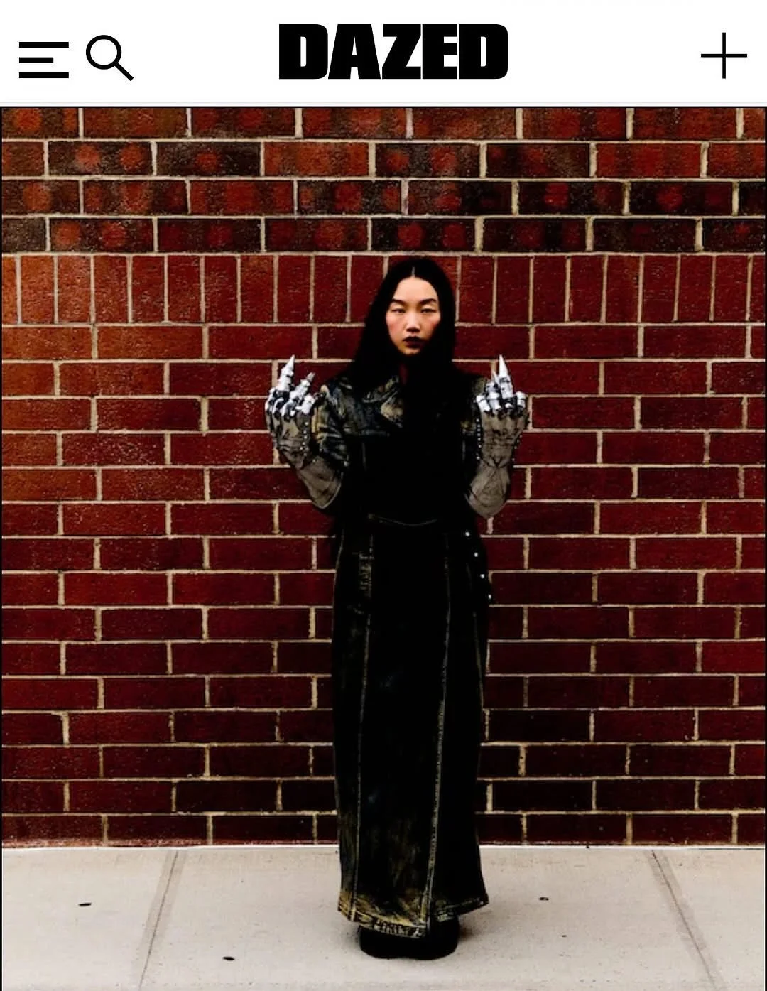 Repost from @audreynuna
&bull;
thank u @dazed. 🐜 full piece online 
words @sp.mcc 
photo @maxheilbronn 
styling @myron__h