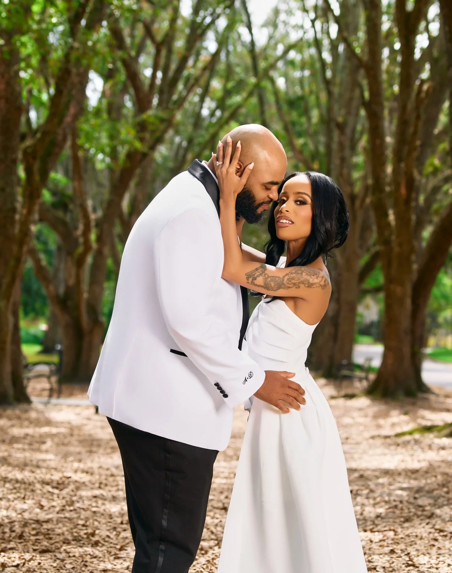 &ldquo;Forever looks pretty good on us ✨💍 

Feat. 👰🏾🤵🏾&zwj;♂️ @ambersierra___  delo.311 
Photographer 📸: @shotbybost 
Make Up Artist💄: @alexisfayyeartistry 

#hitchedandhappy #loveinstyle #justmarried #forever #shotbybost