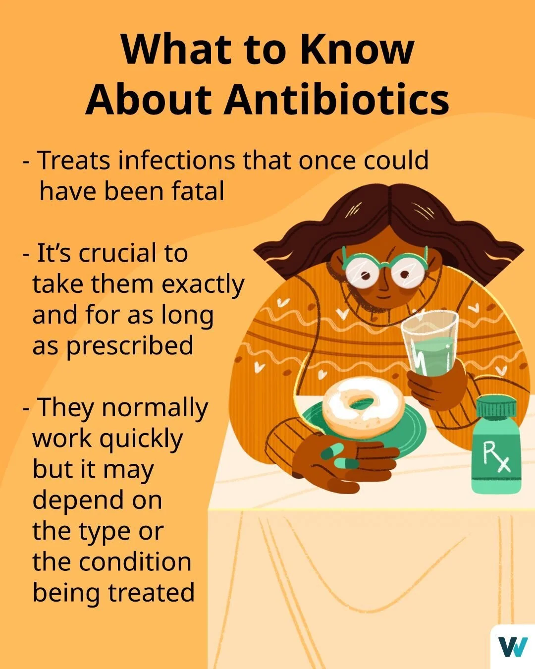 Check out the link in our bio to learn how antibiotics work, what they are used to treat, and how quickly they can help end an infection.

🎨: @la.fumettista