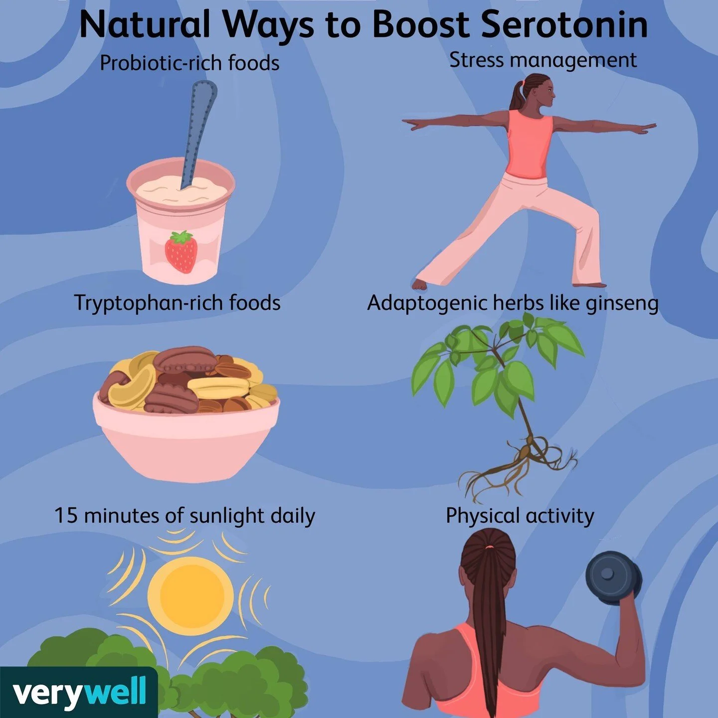 While medications and therapy are effective in increasing serotonin levels for some, there are also plenty of natural ways to boost this important chemical. 

Head to the link in our bio to better understand how these natural remedies work.

🎨: @zoe
