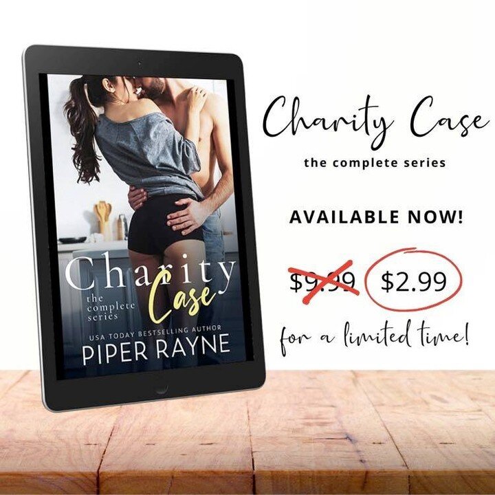 Charity Case: The Complete Series by @authorpiperrayne  is now live and only $2.99 till tomorrow! 

#1click today ~ https://geni.us/14Hmbaj 

These three women are the toughest juries they&rsquo;ll ever have to plead their case to.

THIS BOX SET INCL