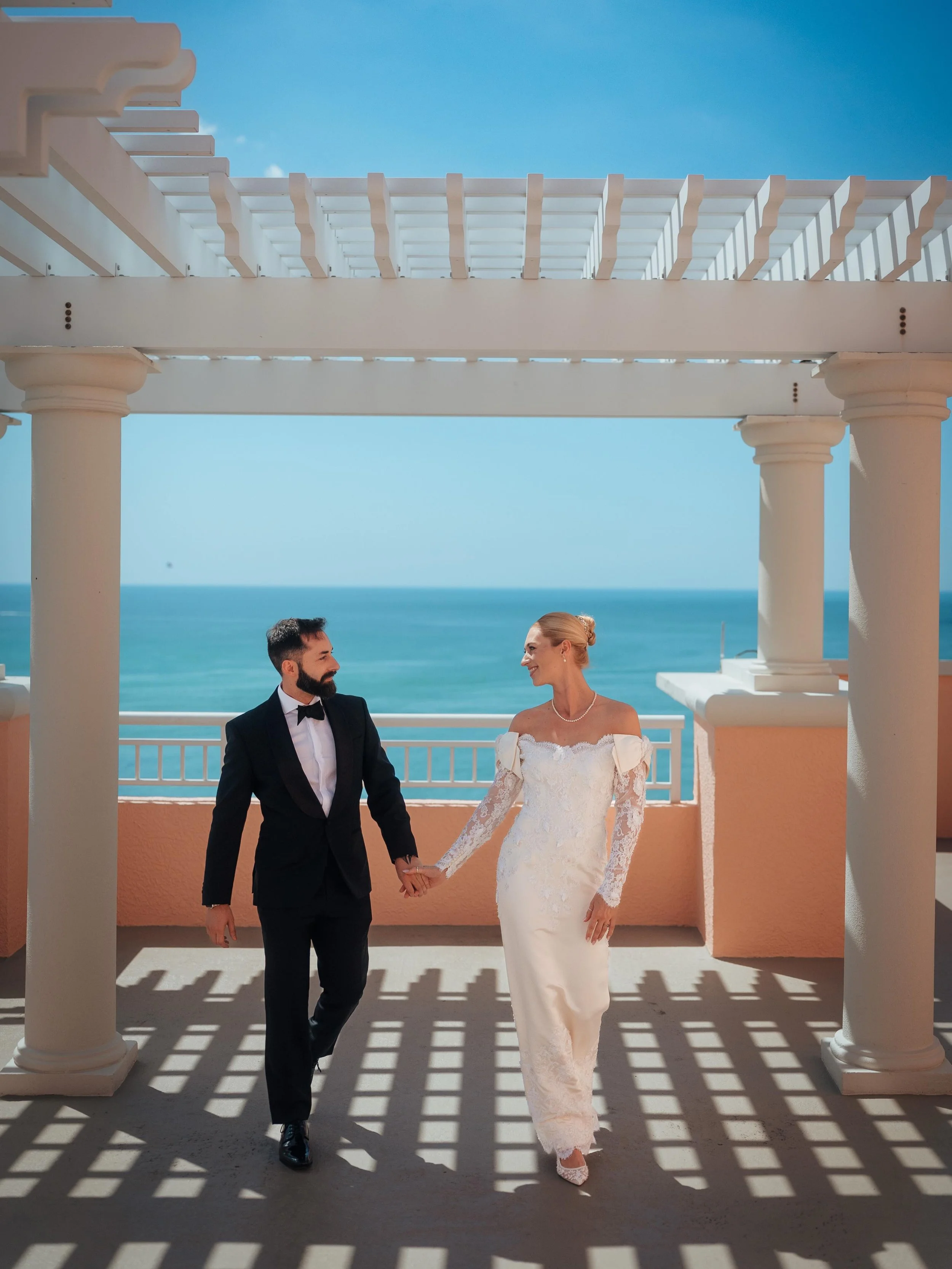 First look with the groom and first look with mom (whose dress the bride is wearing!)❤️ 😍  Congratulations Bailey and Nicky!!&rsquo;

Keywords: Clearwater Florida wedding photos, first look, first look with mom, Florida destination wedding, beach ho