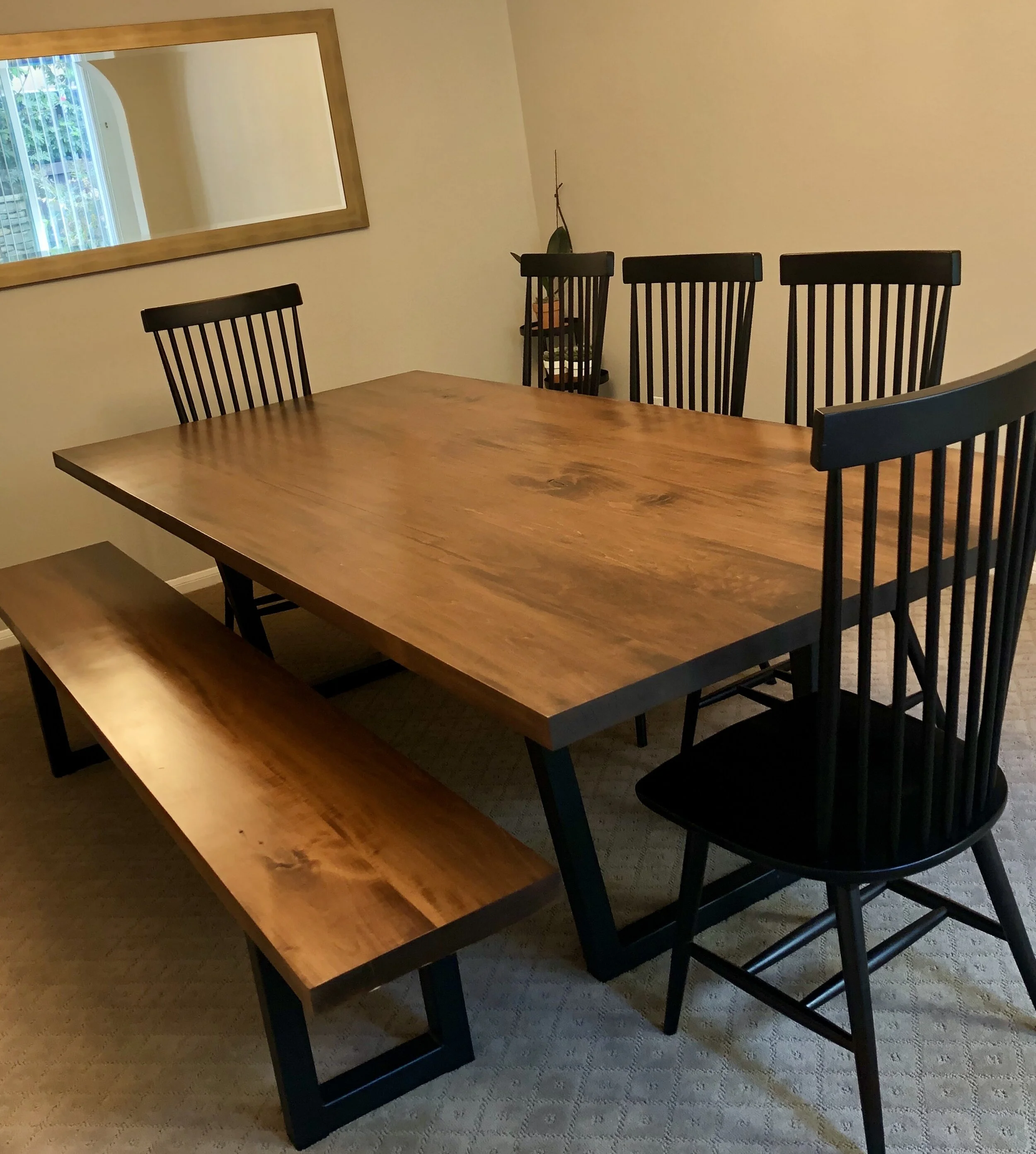 Mayer's Woodshop - farm style dining table, furniture design and build