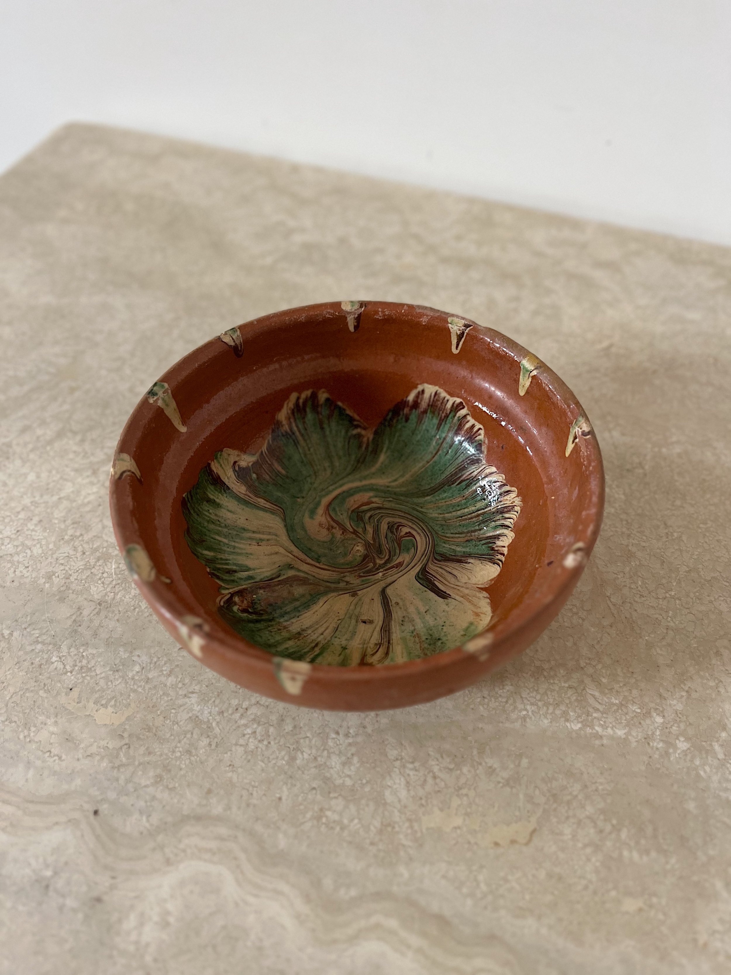 Romanian slipware bowl