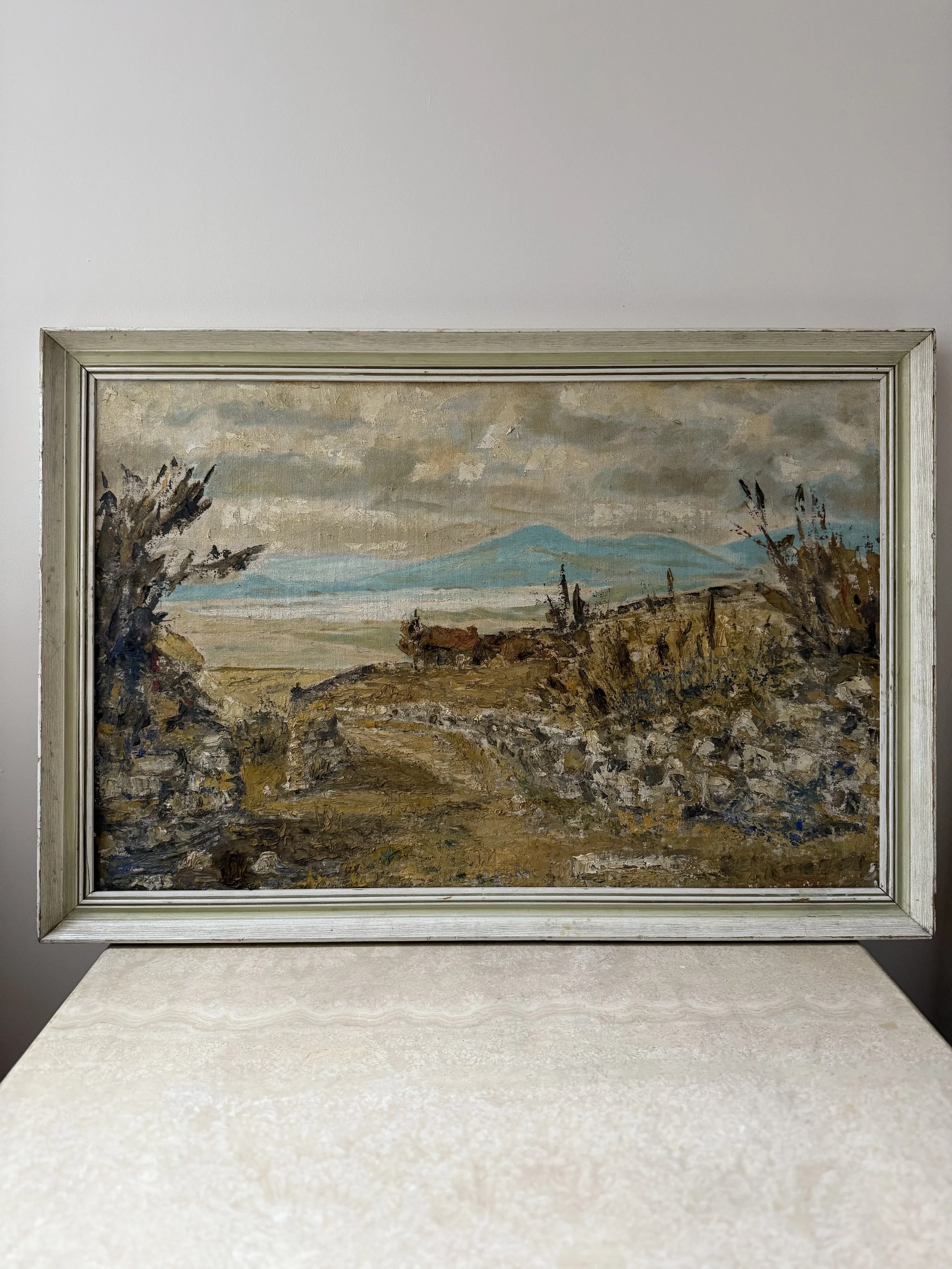 Vintage oil painting