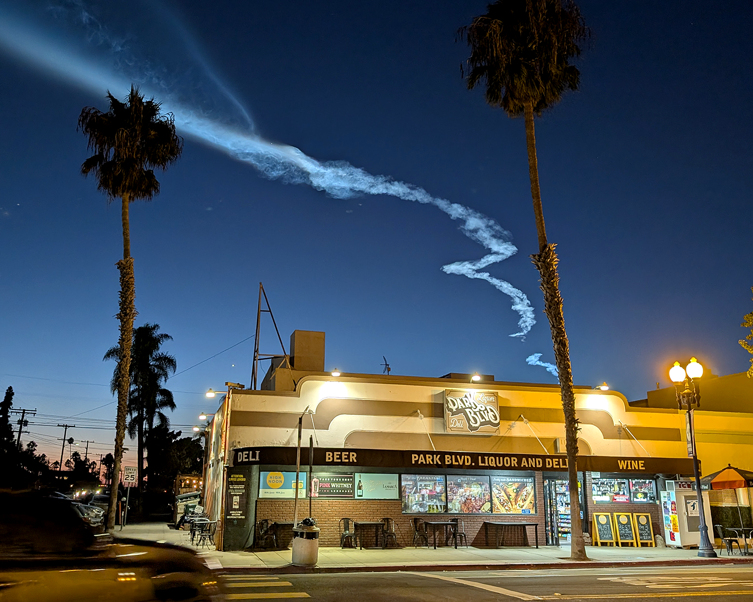 SpaceX Launch, San Diego
