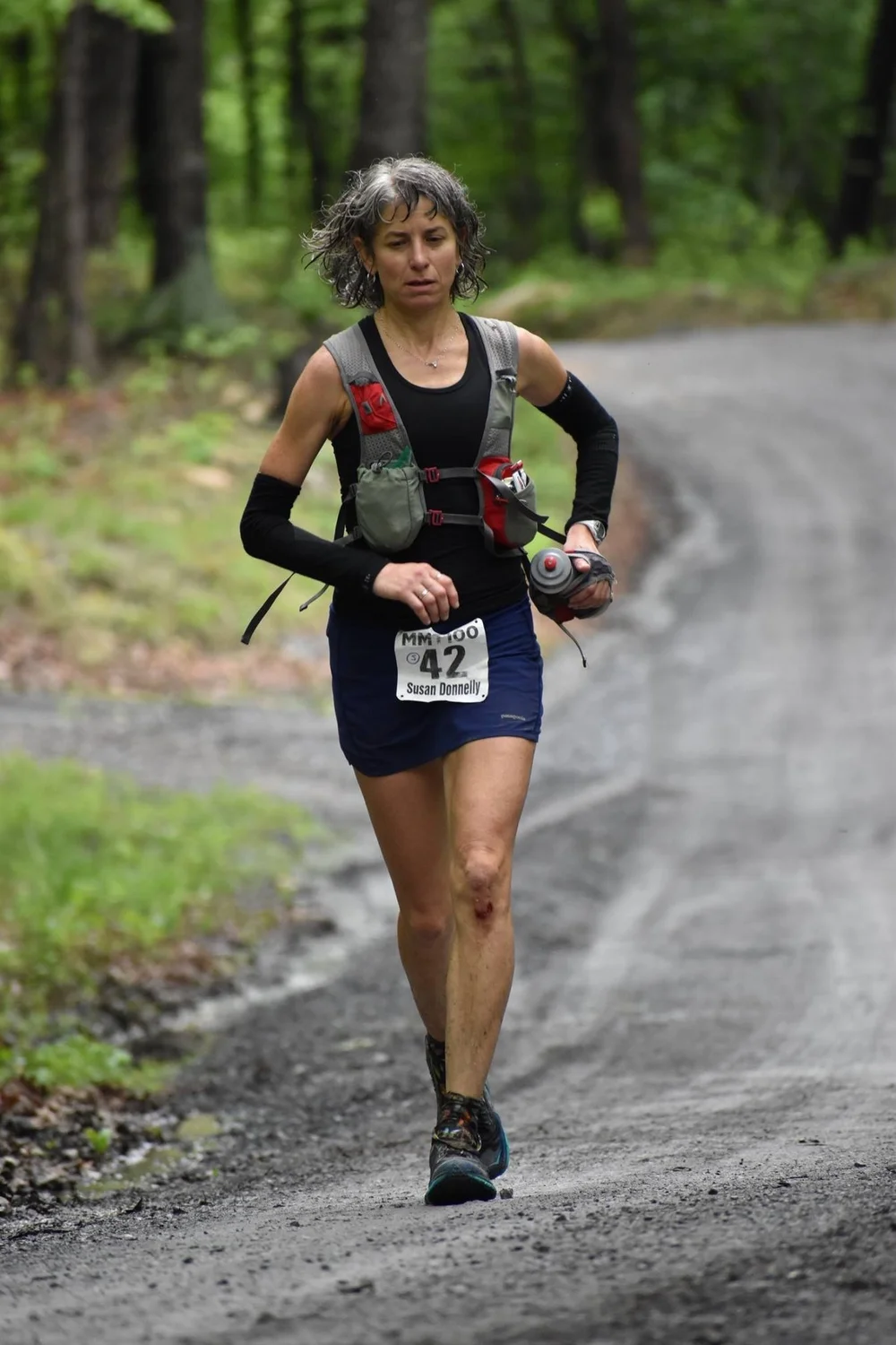 Susan Donnelly running Massanutten