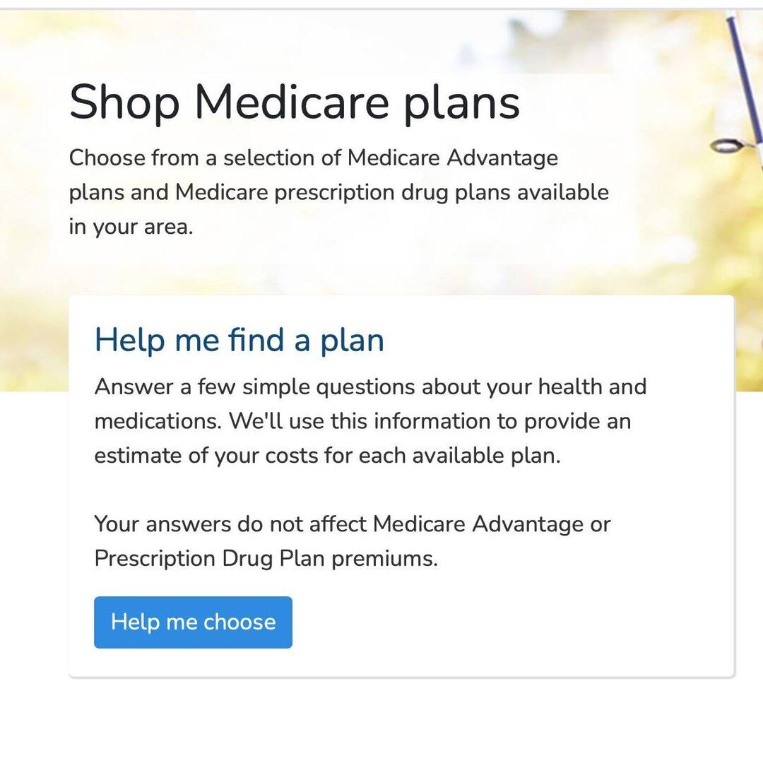 Check out the new option to shop, compare and enroll in a medicare plan in your area on your own! Of course we are always happy and willing to help you with the process. Contact us any time! https://www.thedeckerteam.com/medicare