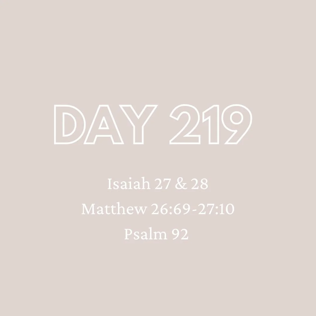 Daily Devotion - Day 219