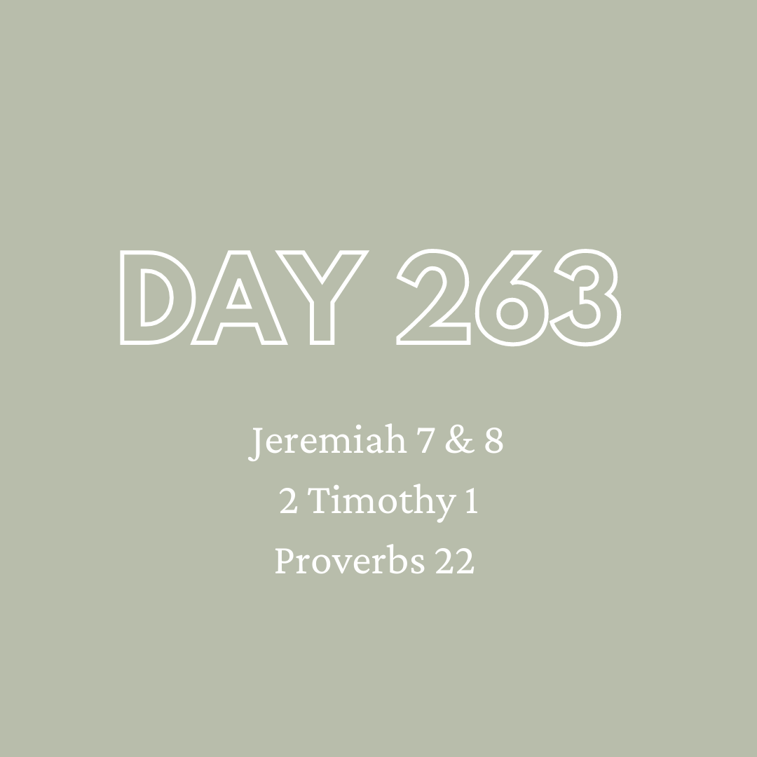 Daily Devotion - Day 263