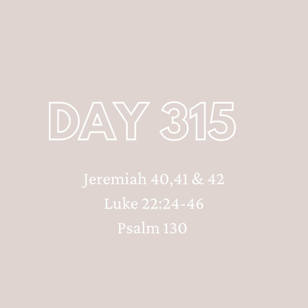 Daily Devotion - Day 315