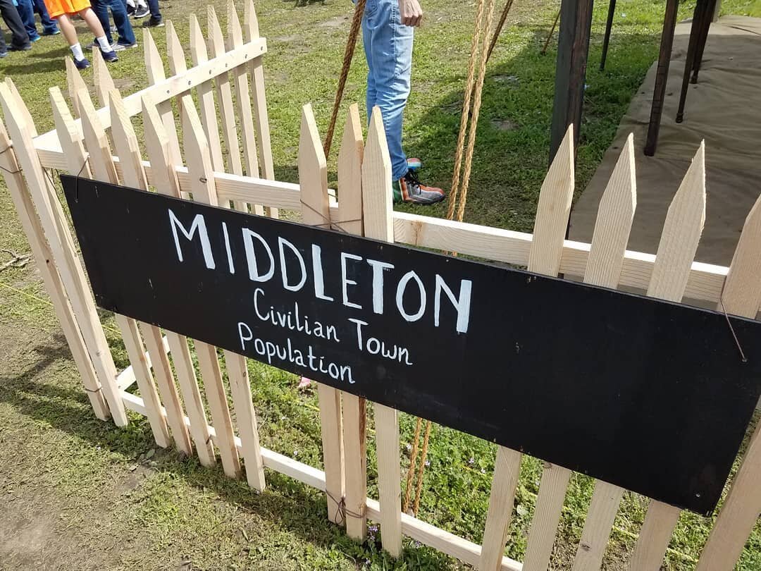 Welcome to #middleton, the #civiliantown at the #blueandgray2018 #moorpark  #civilwarreenactment . #blueandgray