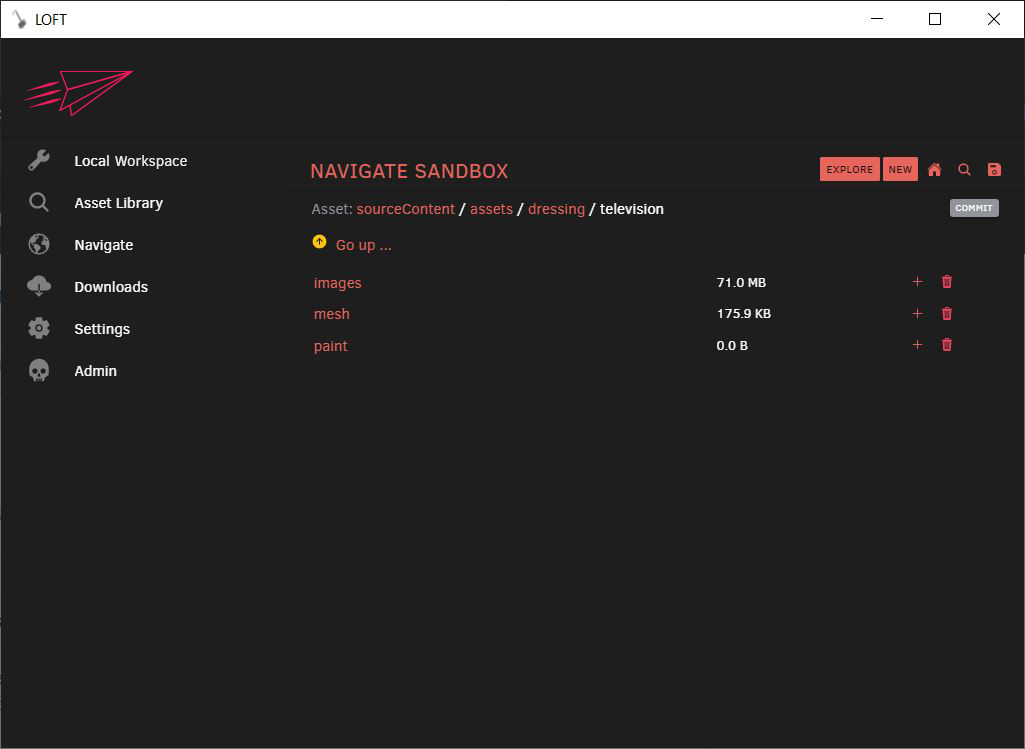Navigate Local Assets - Loft enables users to navigate asset structures all in one place without the need to consult multiple systems