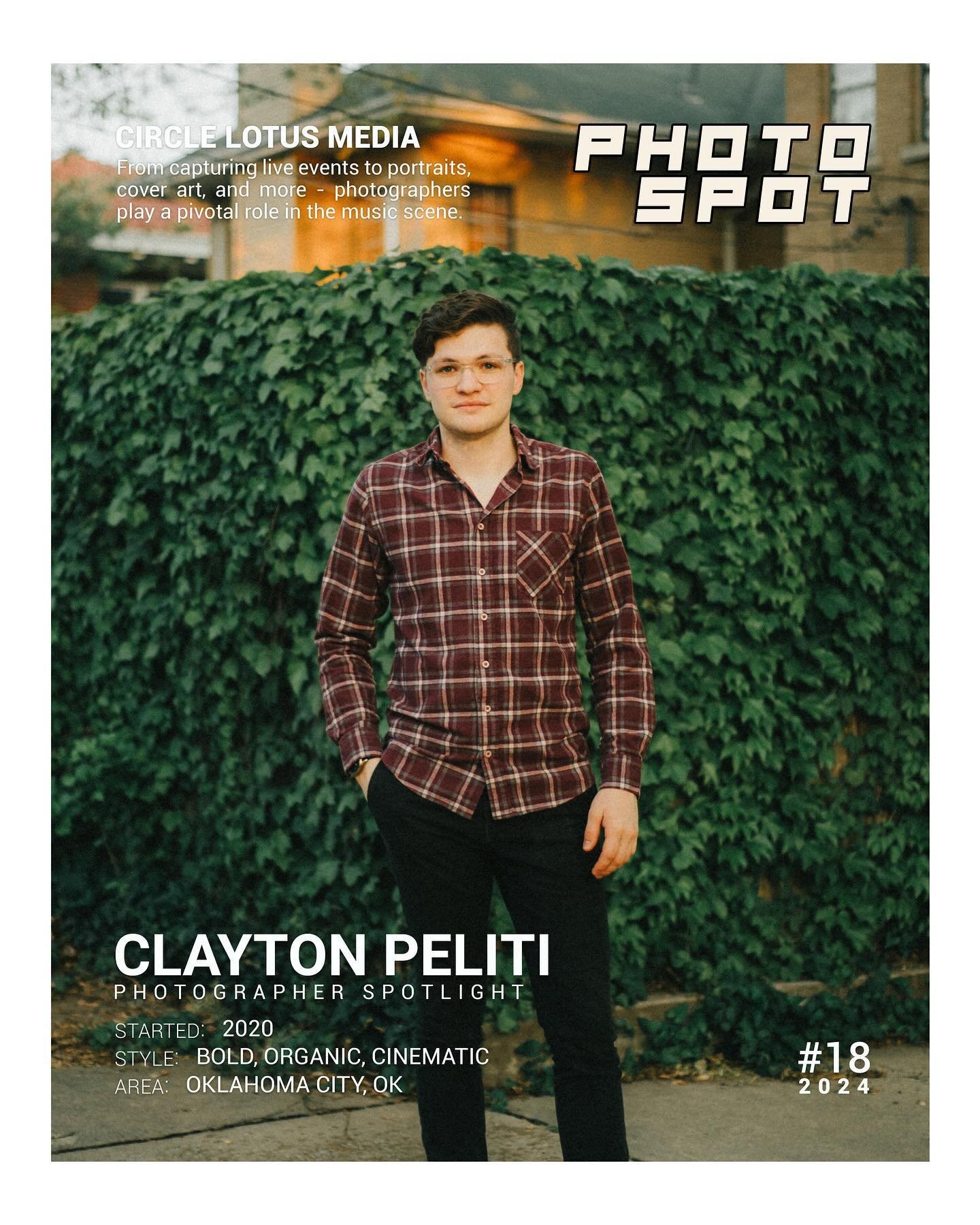 Photospot #18 📷 Clayton Peliti is a photographer in the Oklahoma City area with a bold and organic style.

Clayton began his photography journey during a time of extreme burnout in college. Halfway through completing his bachelor&rsquo;s degree, he 