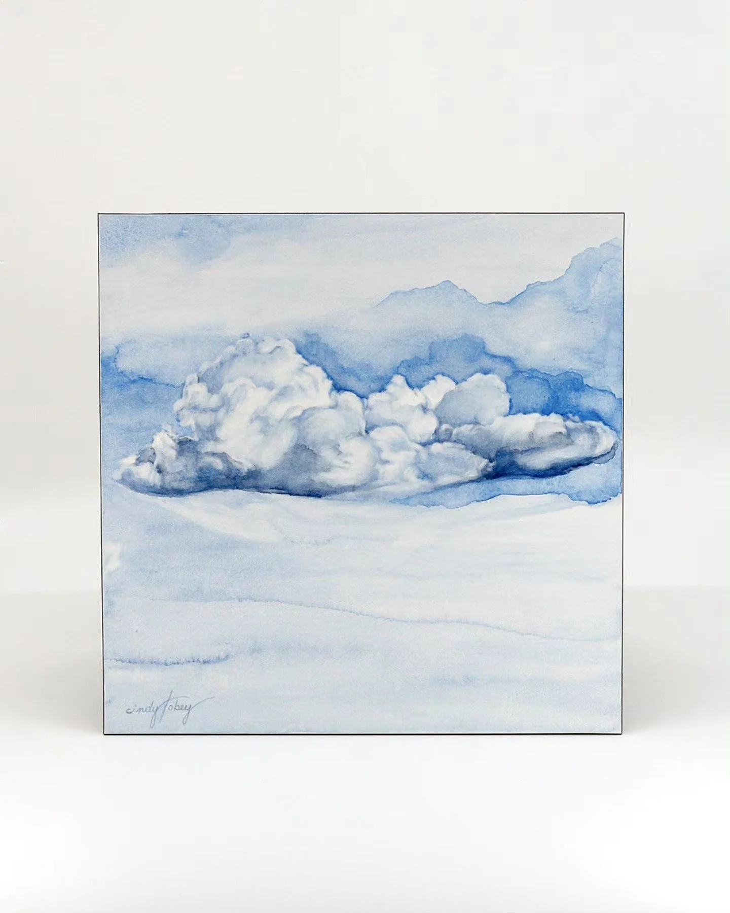 A fun little cloud study.
8x8 Watercolor on Aquabord: @ampersand_art
Watercolors: @danielsmithartistsmaterials

#cindytobey #westmichiganartist #watercolor #watercolorart #americanartist #aquabord #watercoloronaquabord #createwithblick #aligatorwater