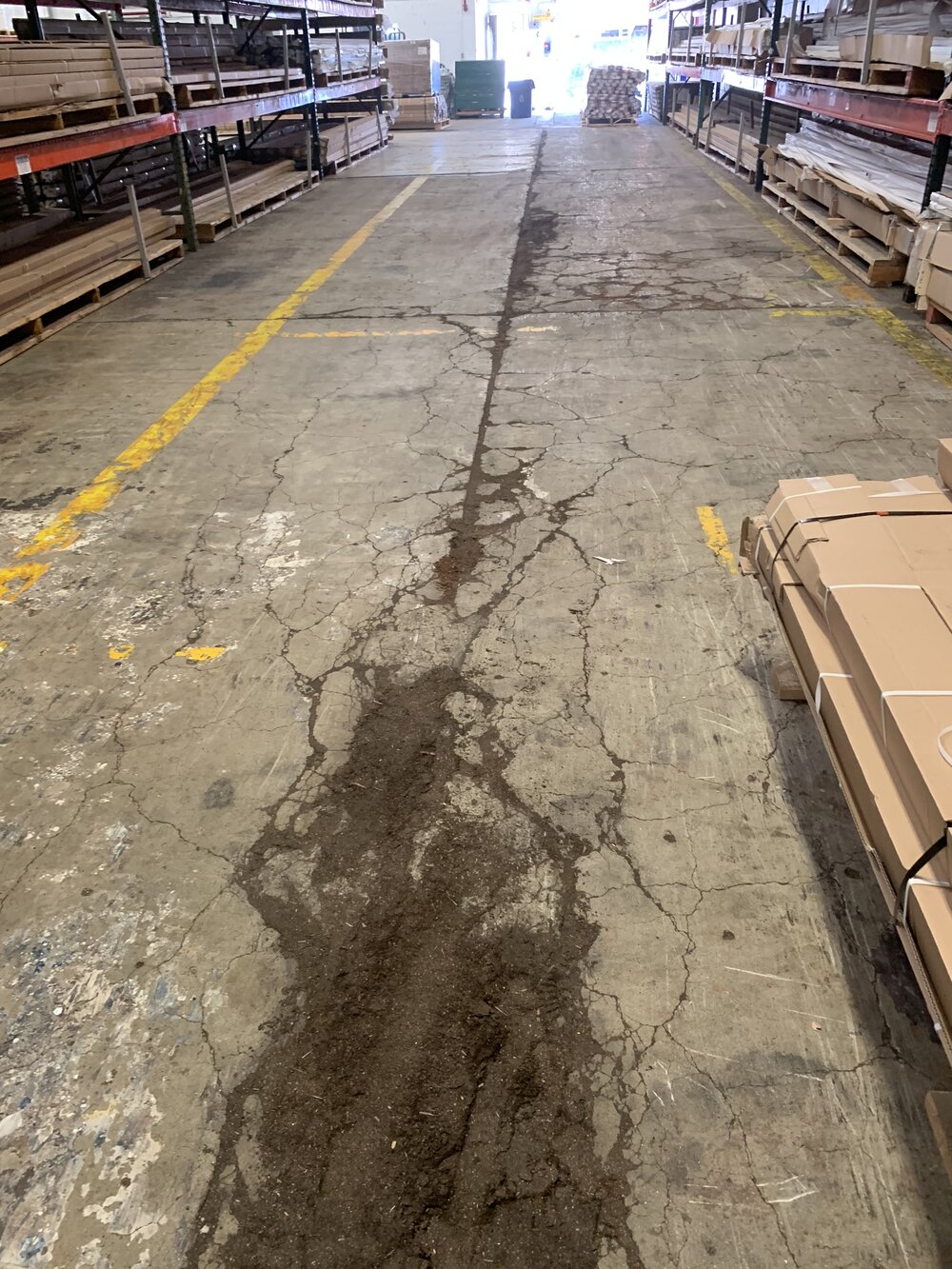 Warehouse Floor Damage