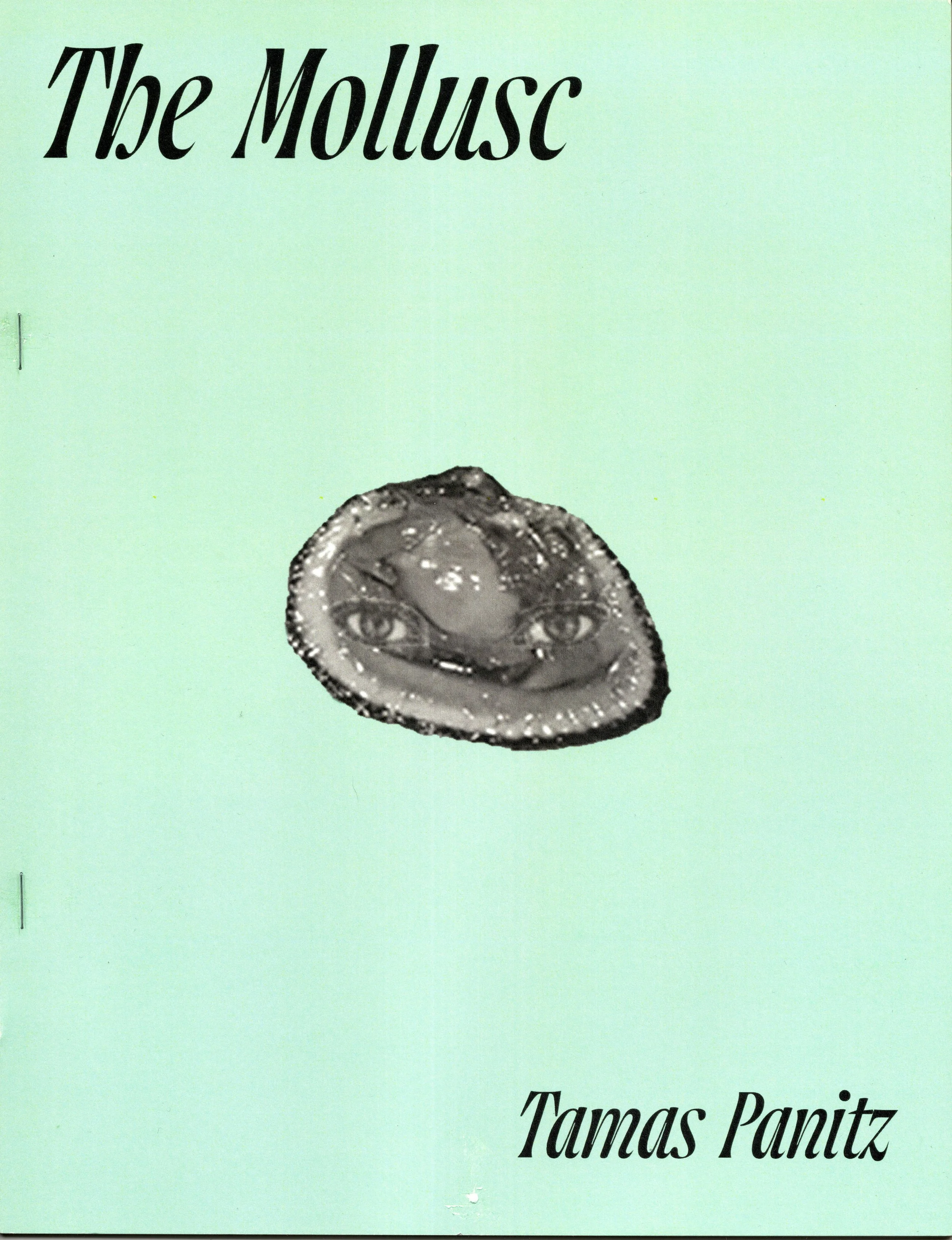 book cover design for The Mollusc by Tamas Panitz published by Copenhagen Press