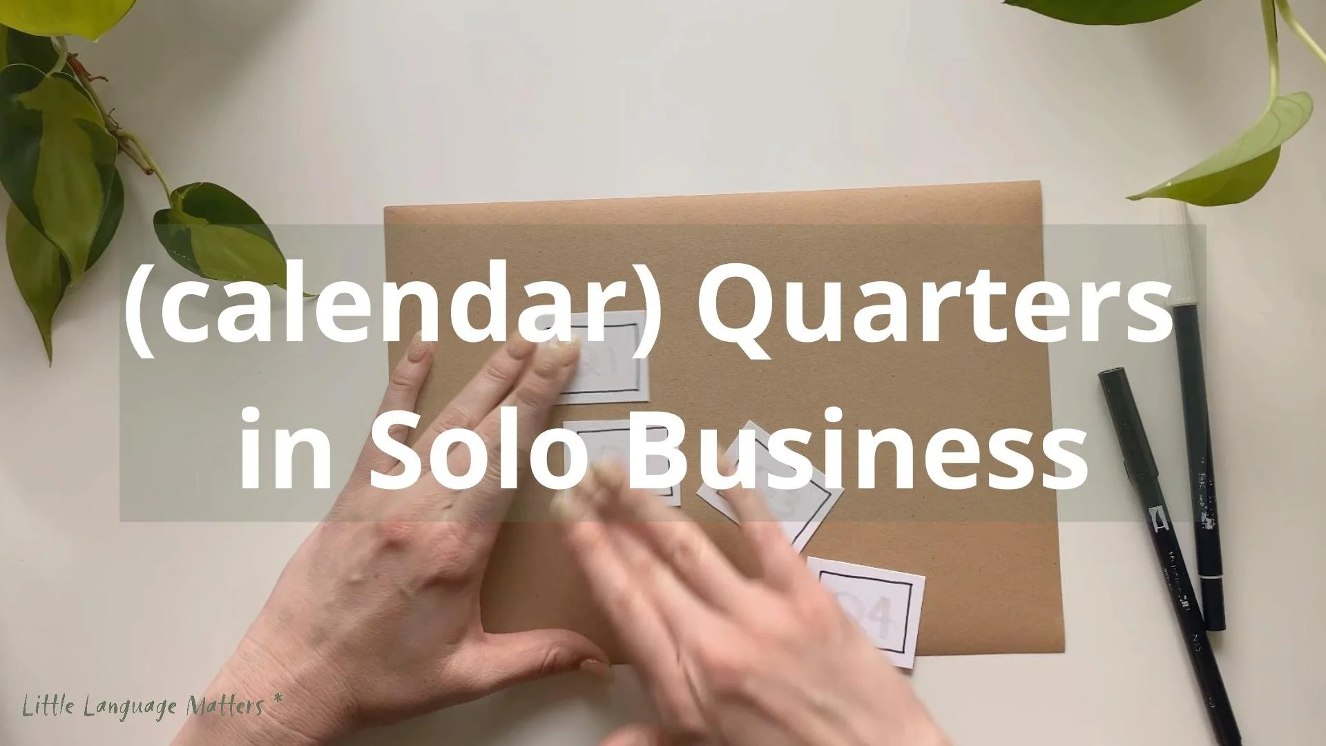 Maybe moving Solo Business to  (calendar) quarters makes more sense.