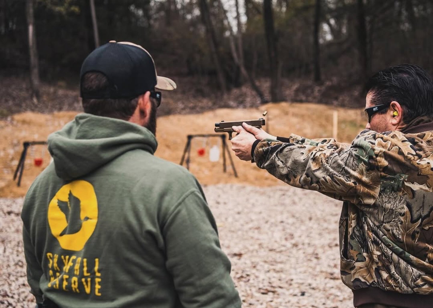Laying down fundamentals on the pistol range. While you&rsquo;re here, the range is yours&mdash;use it, enjoy it, get better. Every day at Skyfall is what you make of it.

#SkyfallReserve #RangeDay #PistolRange #TexasHunting #GTFOutside #WaterfowlLif