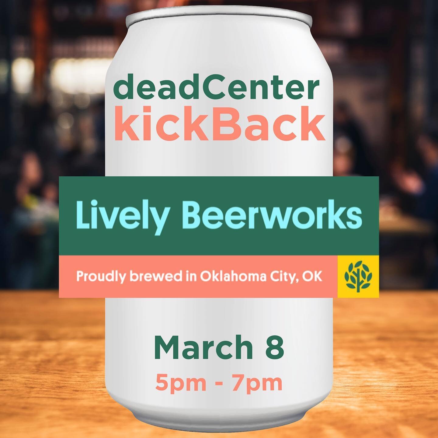#ICYMI &mdash; Be there for the return of deadCenter kickBacks, presented in partnership with @livelybeerworks. Join us THIS WEDNESDAY (3/08) for an evening of unforgettable discussion with industry professionals and enthusiasts &mdash; plus a free b