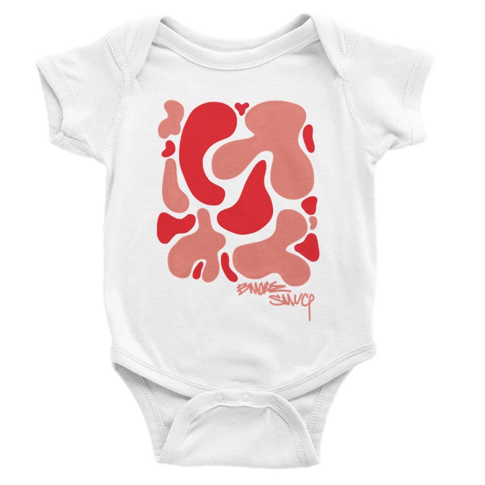 Baby - Blob Body Suit SS - Pinks