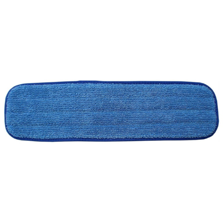 Mop 18In Golden Star Microfiber Pad Blue W/Blue Strip 12/CS