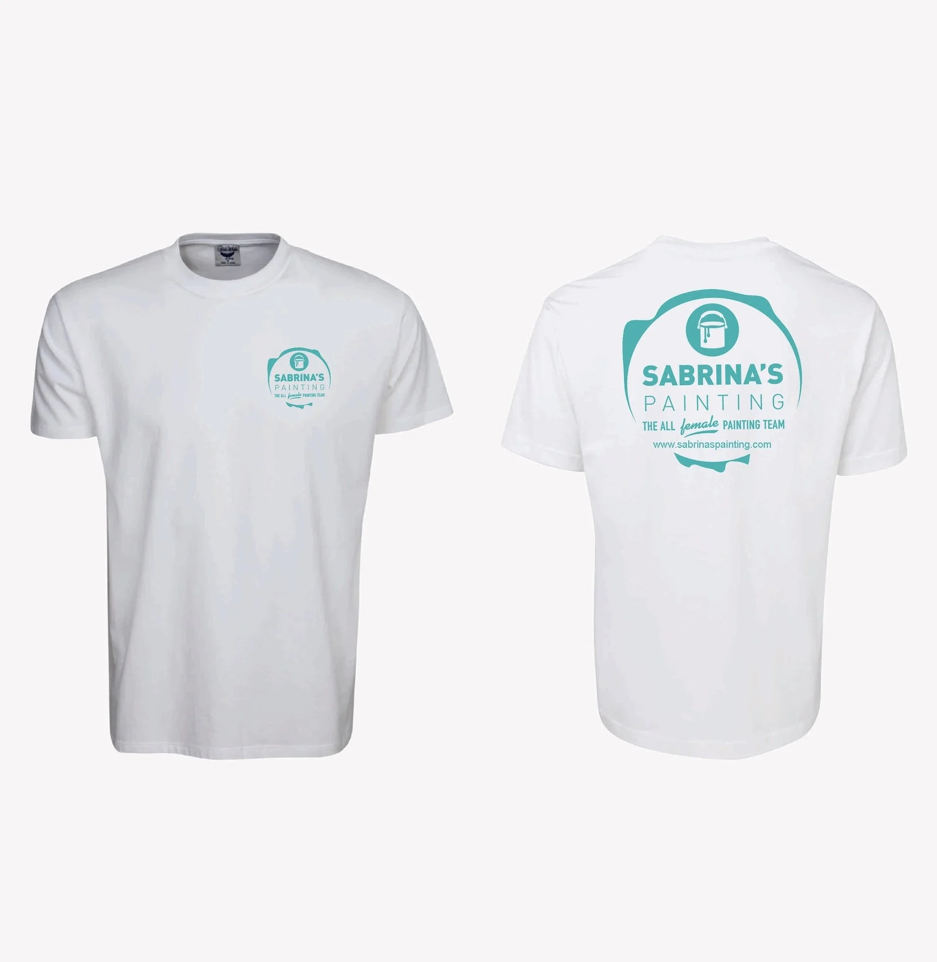 White T-shirt Sabrina’s painting
